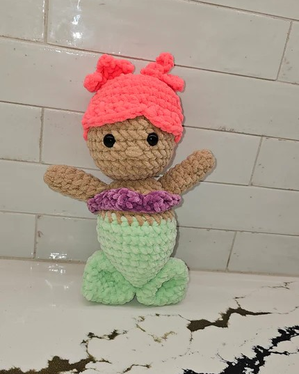 Mermaid Crochet Plushie